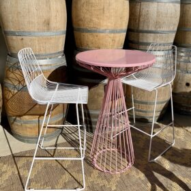Soft Pink Wire Table